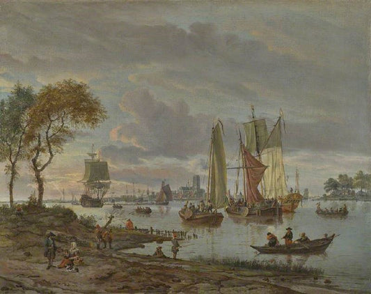 A River View by Abraham Jansz. Storck