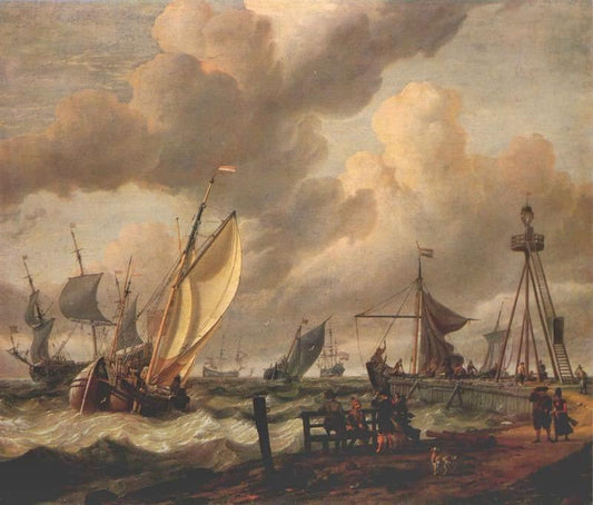 Shipping by Abraham Jansz. Storck