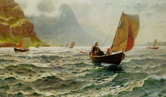 Upon Sunny Waves by Hans Dahl