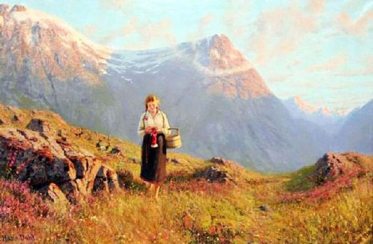 On The Mountaintop by Hans Dahl