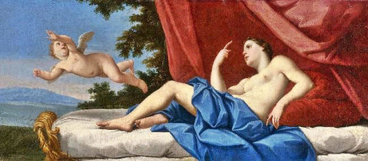 Story Of Venus And Diana - Cupid Fleeing From The Wounded Venus by Marcantonio Franceschini