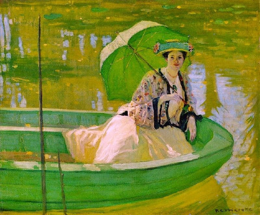 Lady With Parasol by Frederick Carl Frieseke