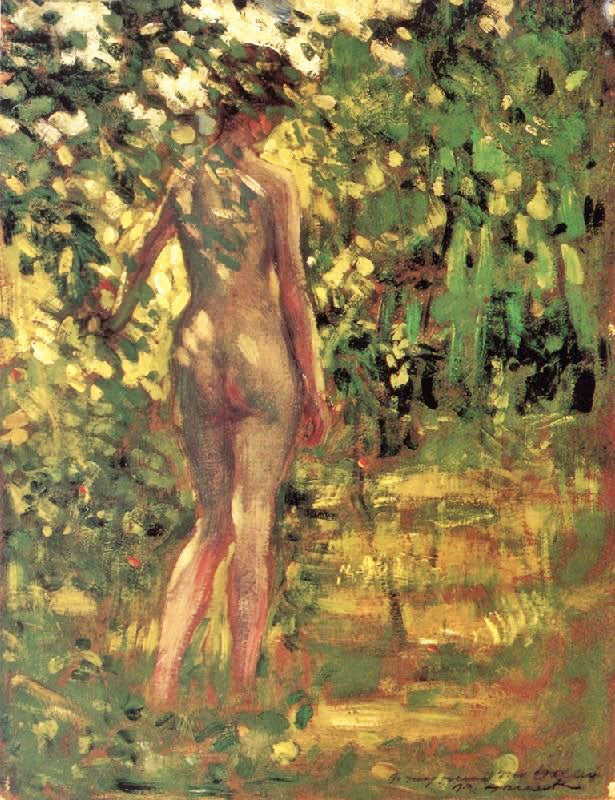 Nude In A Glade by Frederick Carl Frieseke