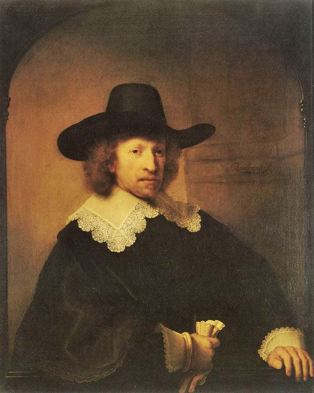 Portrait Of Nicolaas Van Bambeeck by Rembrandt van Rijn