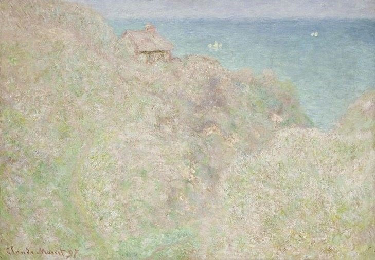 Les Falaises De Varengeville (Cliffs At Varengeville) by Claude Oscar Monet