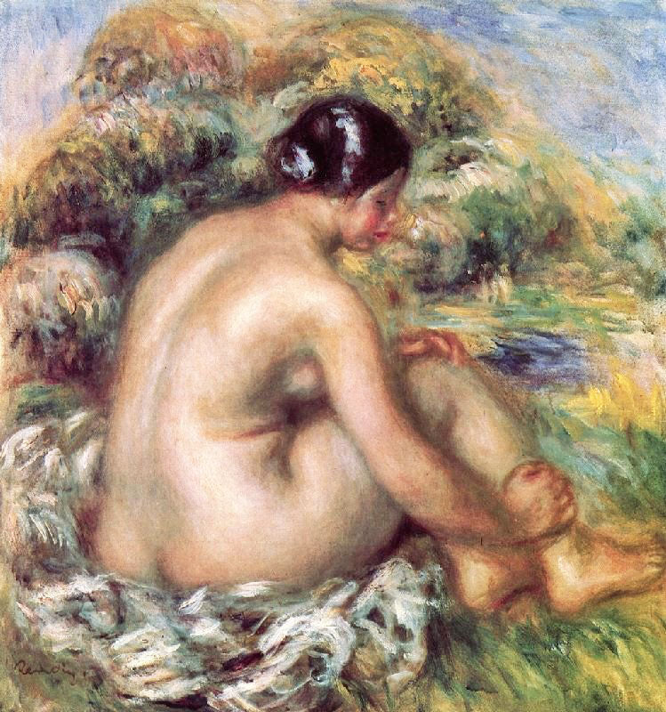 Bather, 1915 by Pierre Auguste Renoir
