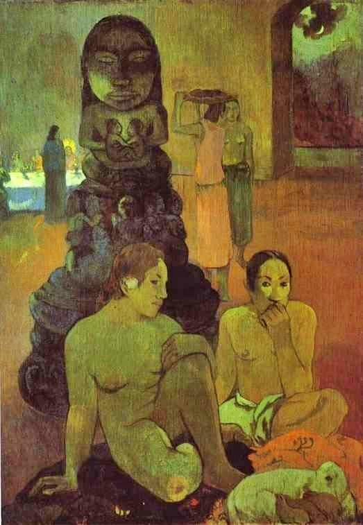 The Great Buddah by Paul Gauguin