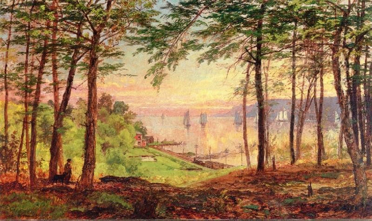 Hudson River From Dudley ’S Grove by Jasper Francis Cropse