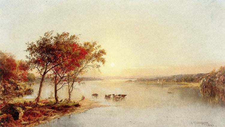 Upper Hudson by Jasper Francis Cropse