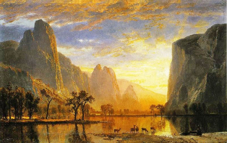 Valley Of The Yosemite by Albert Bierstadt