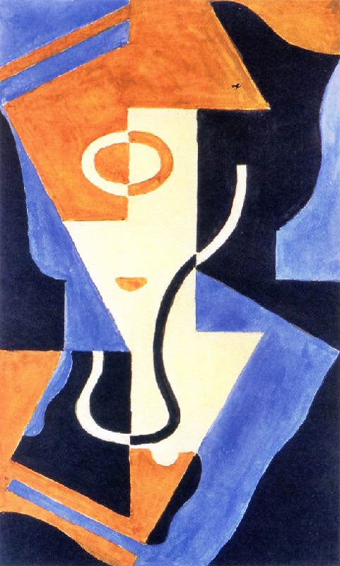 The Stemmed Glass by Juan Gris