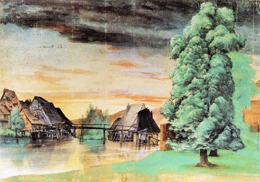 Willow Mill by Albrecht Dürer
