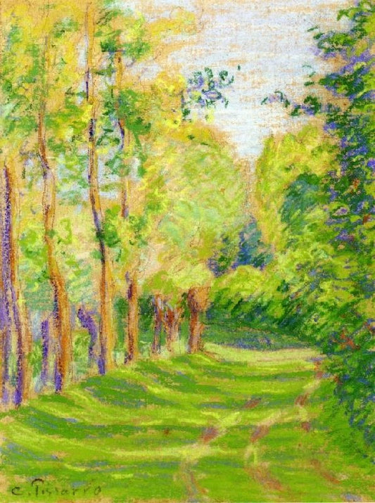Landscape At Saint-Charles by Camille Pissarro