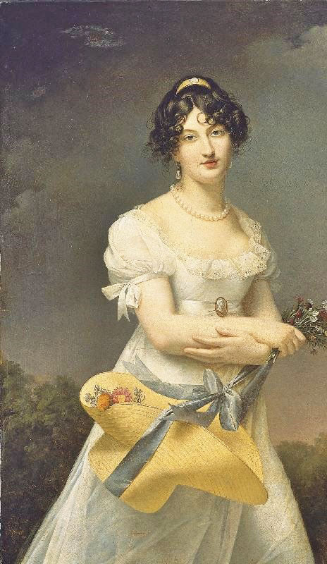 Portrait D’Amélie-Justine Laidin De La Bouterie by Adèle Roman