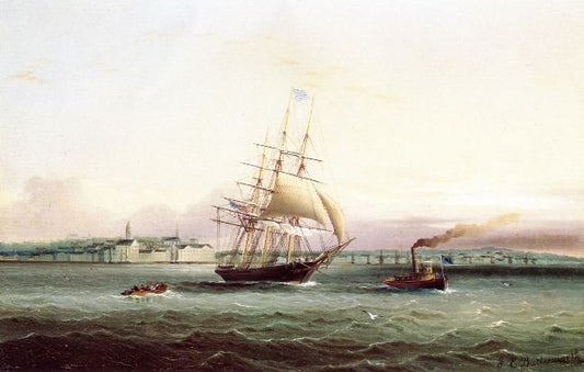 Arriving In Port by James E. Buttersworth