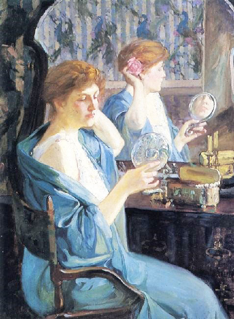 Maude In Green by Louis Frederick Berneker