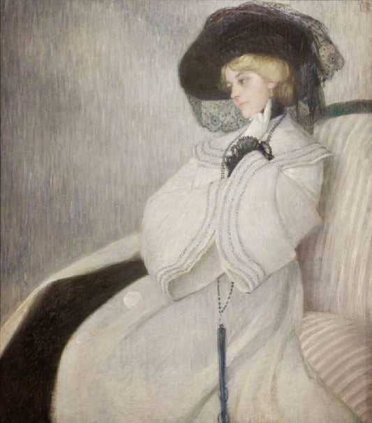 Portrait In Black And White by Wilhelm List