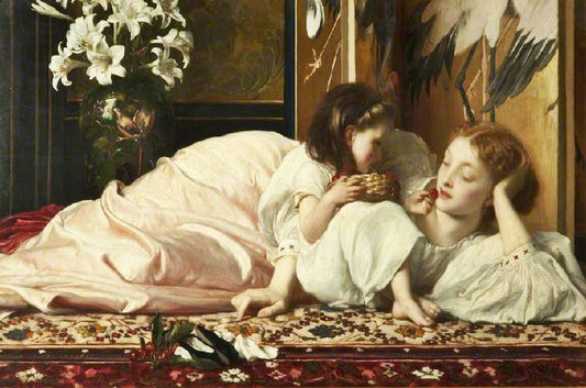 Mother And Child by Sir Frederic Lord Leighton