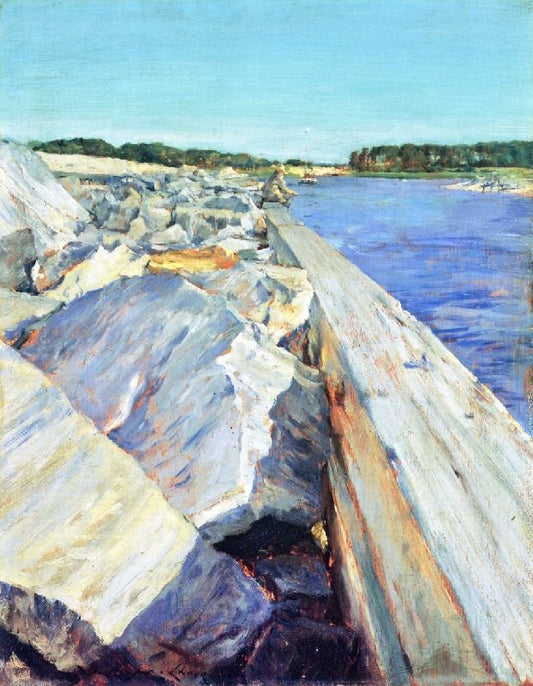 The Lone Fisherman by William Merritt Chase
