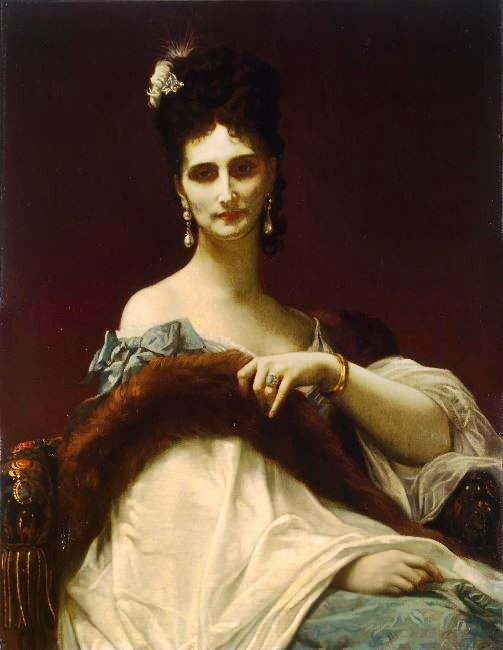 Countess De Koller, Née Maria Riznich by Alexandre Cabanel