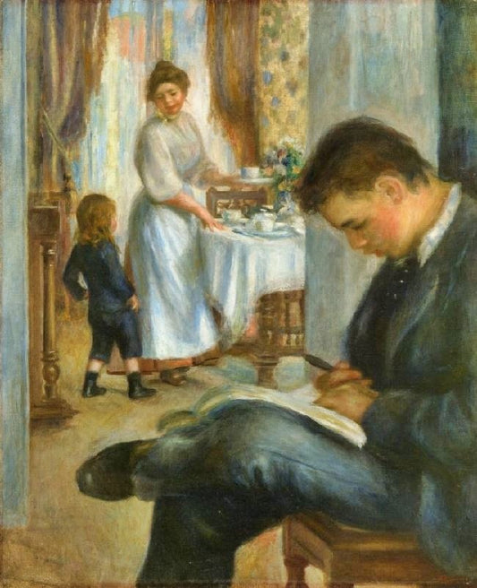 Breakfast At Berneval by Pierre Auguste Renoir