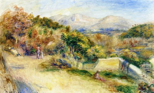 The View From Collettes, Cagnes by Pierre Auguste Renoir