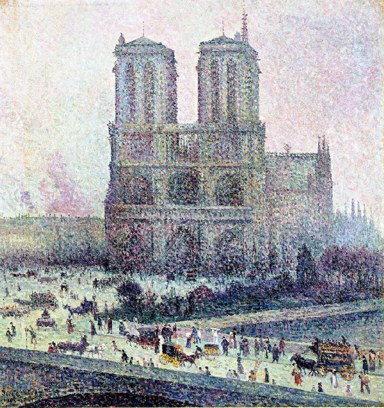 Notre Dame by Maximilien Luce