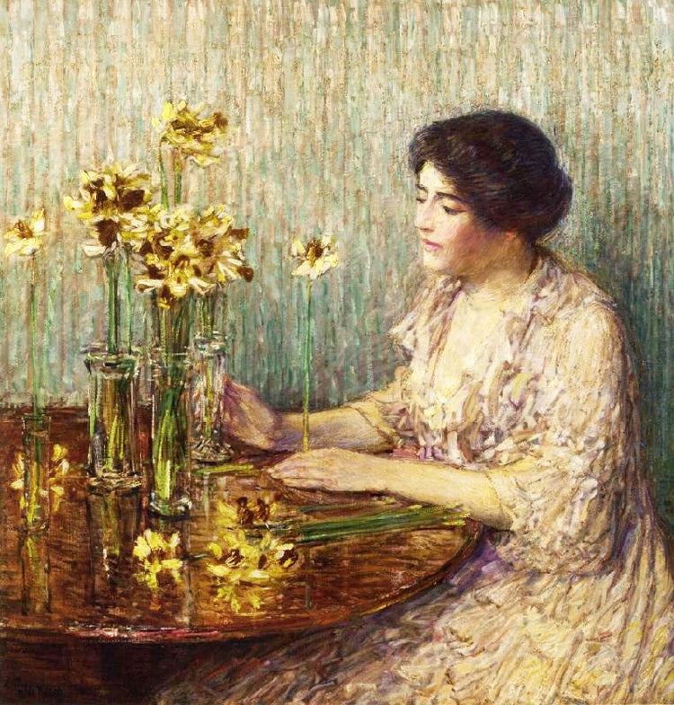 Jonquils by Childe Hassam