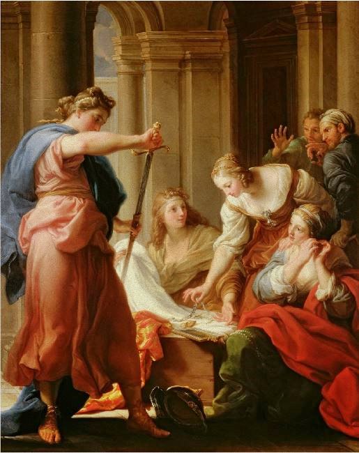 Achilles At The Court Of Lycomedes by Pompeo Batoni