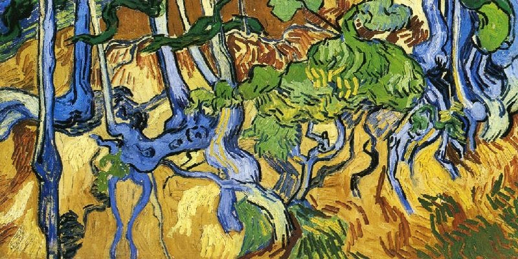 Roots And Tree Trunks by Vincent van Gogh