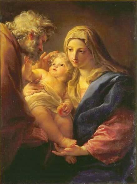 The Holy Family by Pompeo Batoni