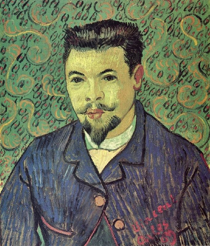 Portrait Of Doctor Felix Rey by Vincent van Gogh
