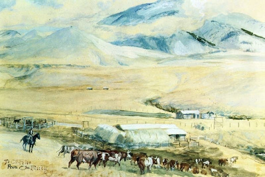 The Lazy K Y by Charles Marion Russell