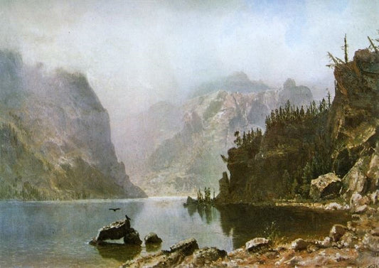 Western Landscape by Albert Bierstadt