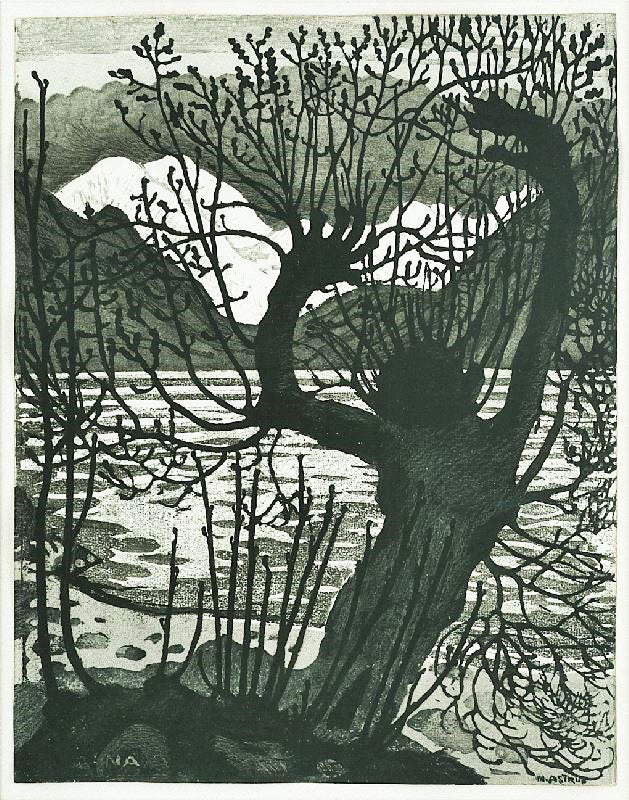Spring Night And Sallow by Nicolai Astrup
