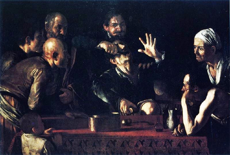 The Tooth-Drawer In A Tavern by Caravaggio