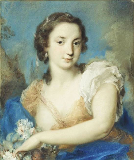 A Personification Of Summer by Rosalba Carriera