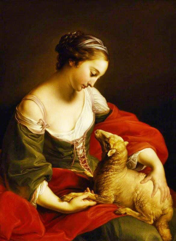 Meekness by Pompeo Batoni