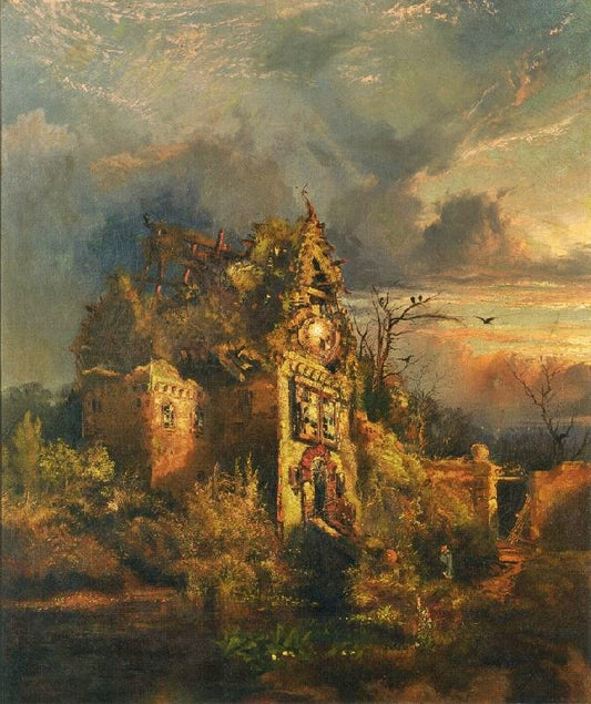 Haunted House by Thomas Moran