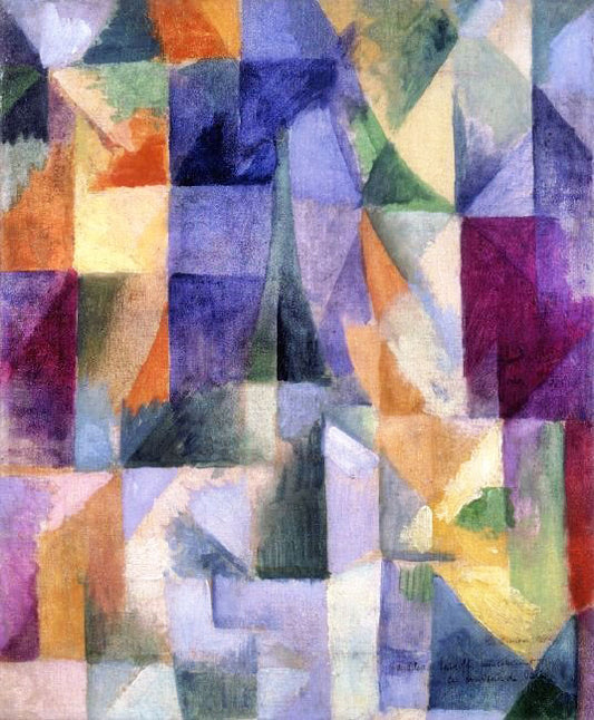 Windows Open Simultaneously (First Part, Third Motif) by Robert Delauna