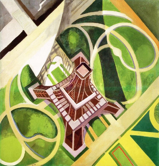 Eiffel Tower And The Gardens Of The Champ De Mars by Robert Delauna