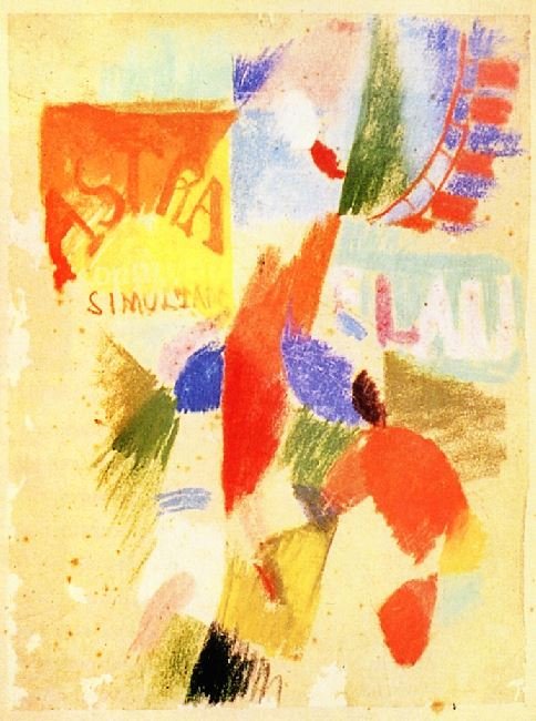 Study For The Cardiff Team by Robert Delauna