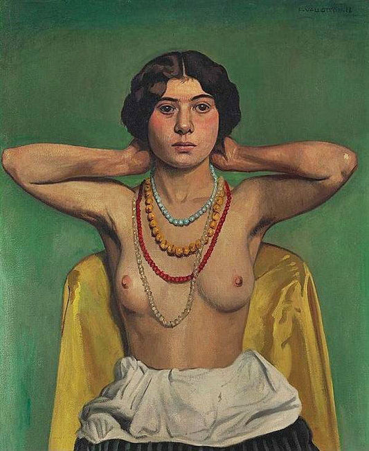 Femme Aux Colliers by Felix Vallotton