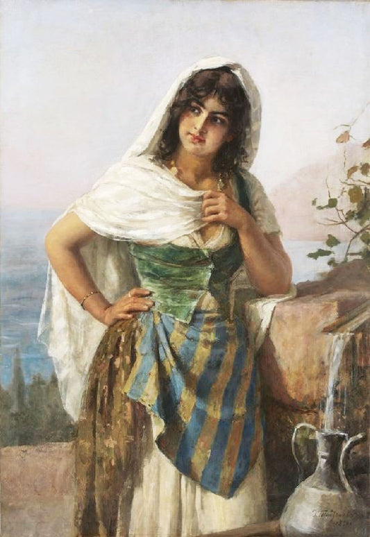 Girl By The Well by Khariton Platonov