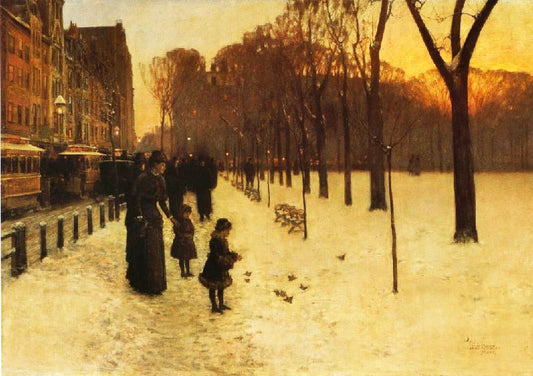 Boston Common At Twilight by Childe Hassam