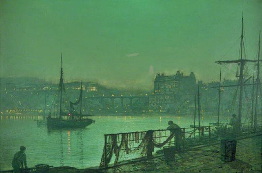 Scarborough Lights by John Atkinson Grimshaw