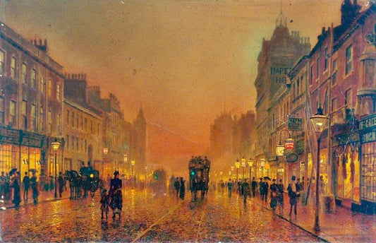 Briggate, Leeds by John Atkinson Grimshaw
