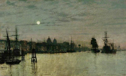 Greenwich, Half Tide by John Atkinson Grimshaw