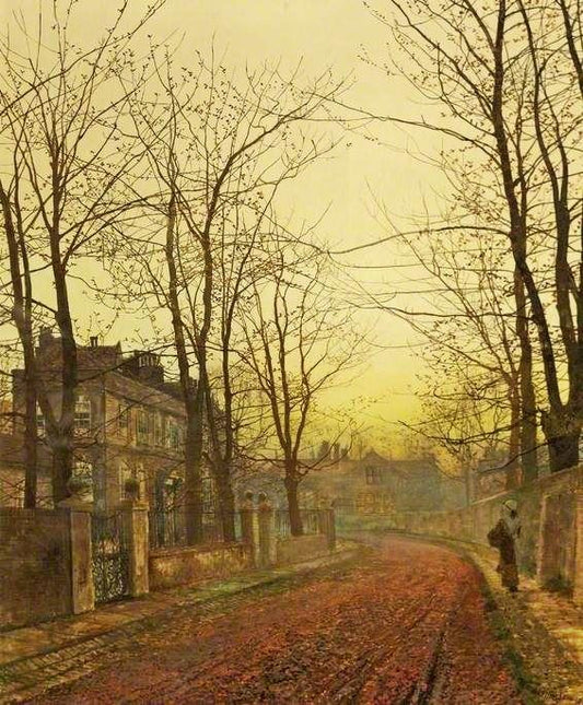 An Autumn Idyll by John Atkinson Grimshaw