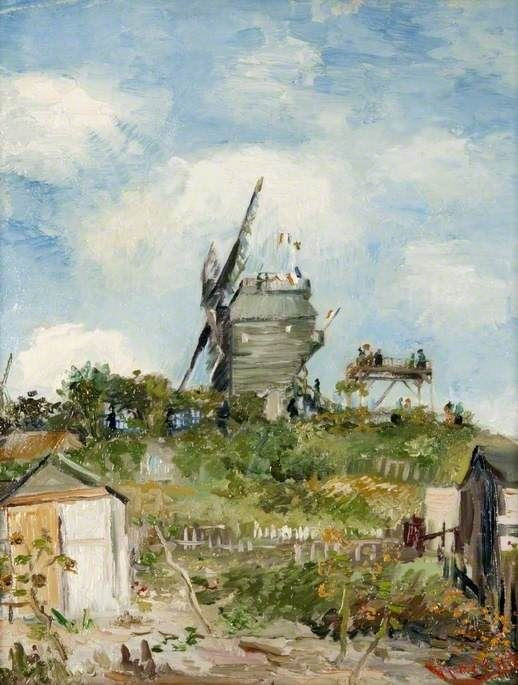 The Blute-Fin Windmill, Montmartre by Vincent van Gogh